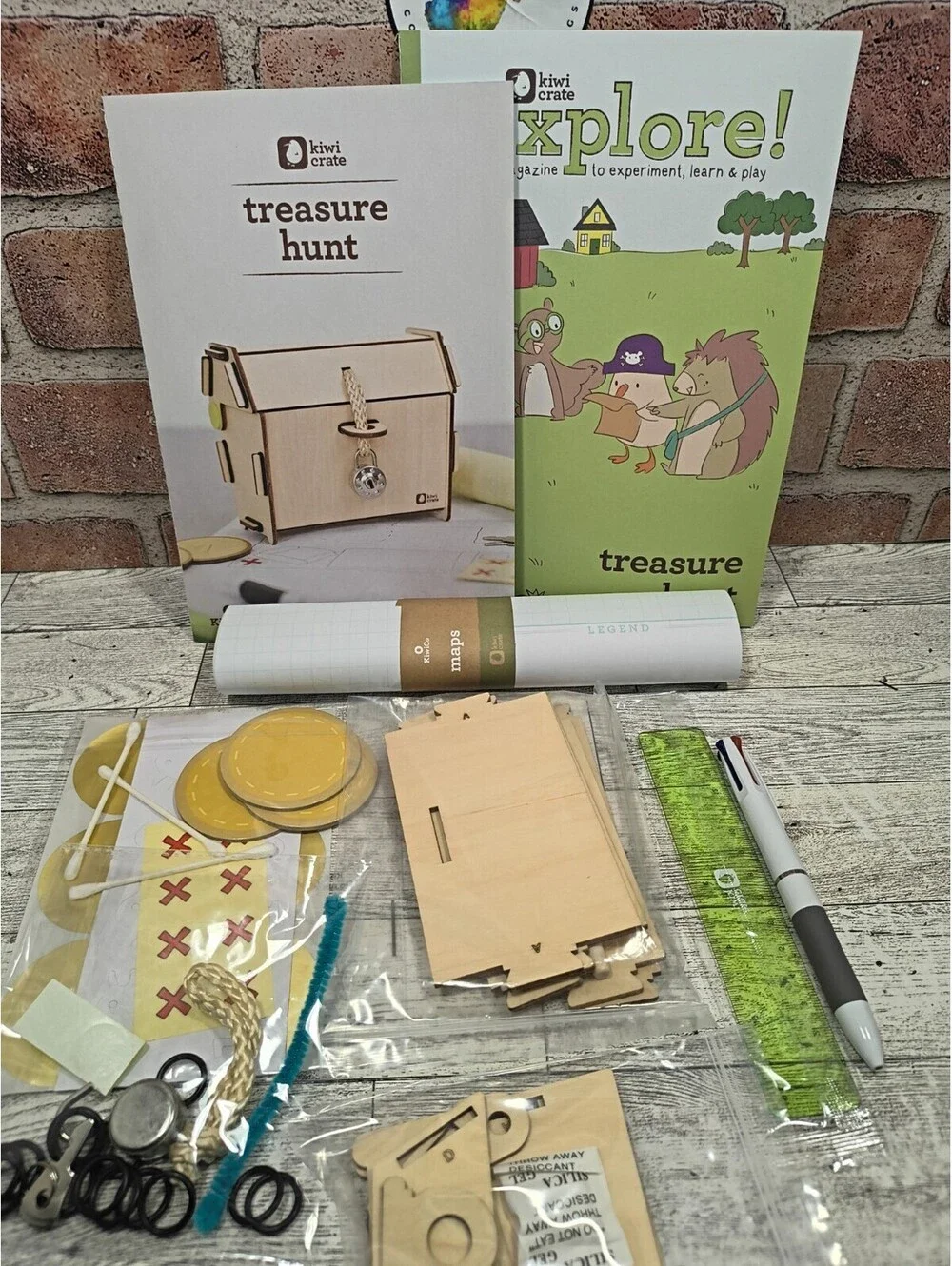 KiwiCo Kiwi Crate Kids STEM Hands On Learning 3 Kits Exploring Treasure Marble